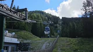 유럽 알프스산맥 자전거 횡단여행_이탈리아 케이블카 타임랩스(Cable-Car Timelapse)