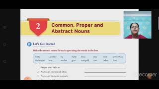 English grammar/Class 4/Chapter 2/Common, Proper and Abstract Nouns/(Part 1)