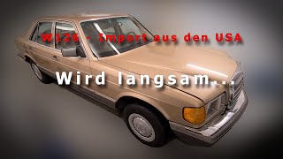 Mercedes W126  380SE - Import aus den USA - Bremsen des Horrors