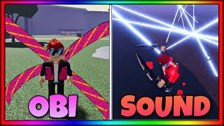 ALL *NEW* SOUND KATANAS & OBI ART SHOWCASE | SLAYER TYCOON - UPDATE V1.3 | ROBLOX