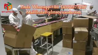 Food Snack sorting packaging machine Food pallet wrapping machine