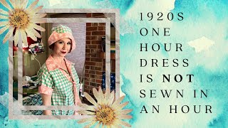 Embellishing the Famous 1920s One Hour Dress - Part 2