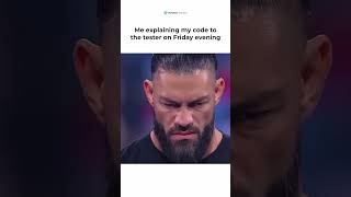 Friday aagaya and...#friday #memes #wwe #trending