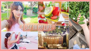 A DAY IN MY LIFE - Acqua Detox Fai-da-te, riordino Casalingo e nuovo Progetto per il Giardino 🍓🏡🪔