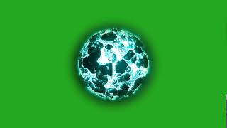 Energy Ball / Blue Fire ball | Green Screen Chroma Key