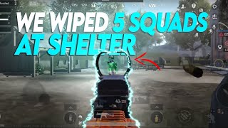 Assaulter POV | We Wiped 5 Squads AT Shelter 🔥 | BGMI | 8TE THUNDER