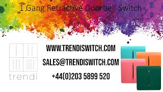 Unboxing the Trendi Switch decorative 1 Gang Retractive Doorbell Switch (ART- DB)