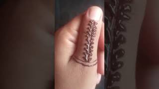 Finger Mehndi Design 2024 | Beautiful mehandi design 2024| Simple finger mehndi design|#shorts