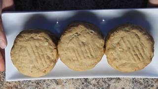 PEANUT BUTTER COOKIES WITH OATMEL #peanutbuttercookies #baking #simplerecipes  #homemade