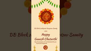 Happy Ganesh Chaturthi...from DB Block Sarbojonin Durgotsab Samity... #ganeshpuja #ganeshchaturthi