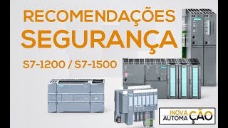 Boas Práticas Recomendações de Segurança da Informação TI e Infraestutura PLC CLP Siemens TIA Portal