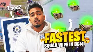 FASTEST SQUAD WIPE IN BGMI? *World Record 😝* | Fun Highlights | sc0ut