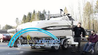 HD Multi-Lift | Boat Trailer Mount | Using a Seated Swing Arm For Boats and Docks - Entry