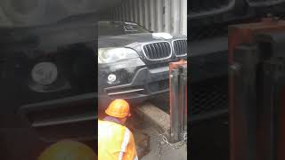 Uploading BMW X5 E70 from a container