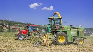 Siláže 2015 - John Deere 6810 & Zetor Forterra - Proxima