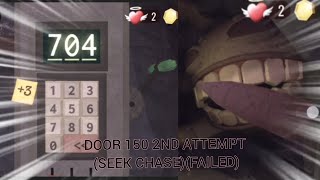 [DOORS FLOOR2🚪💀]150 boss fight 2nd attempt failed+seek chase