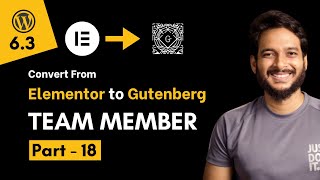 18. Create Trainers or Team member section using Gutenberg