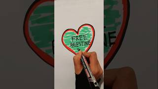 Free Palestine 🇵🇸 #freepalestine #muslim #love #heart #shorts