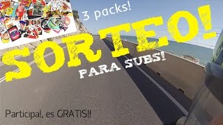 SORTEO!! (CERRADO) para SUBS!! 3 packs de 50 pegatinas!! // JG RIDER Motovlogs en español