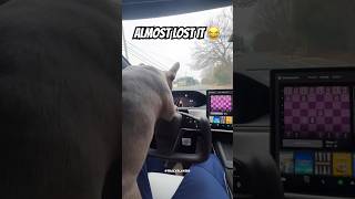 ⚠️ Dog Playing Chess while driving is WILD 😳😂