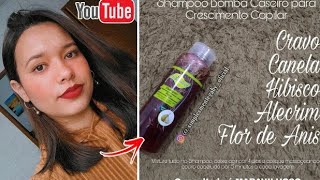 SHAMPOO BOMBA CASEIRO | CRESCIMENTO ACELERADO COM PRODUTOS NATURAIS