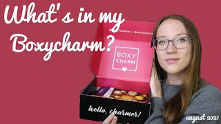 Whats in my Boxycharm? | August 2021 edition