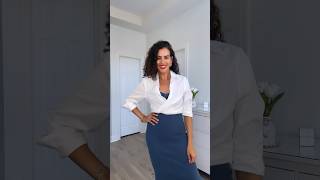 GRWM | How to tuck in your shirt | #shortsviral #ootd #fashionhacks #springfashion #fashiontips