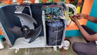 Daikin AC R32 Gas Charging In 2024 || Daikin Ac Gas Leak || Technical Hulchal