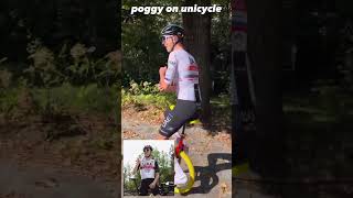 tadej pogacar on unicycle