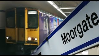 Network SouthEast: Old signage replaced on the Moorgate Line.