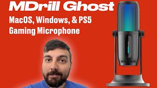 Thronmax MDrill Ghost RGB Microphone for Gaming, Streaming, Podcasting, and more