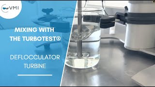 Mixing with the deflocculator - Turbotest Up® mixer