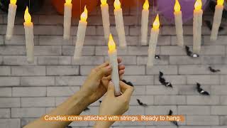 ORIENTAL CHERRY Halloween Decorations   Floating LED Candles Review