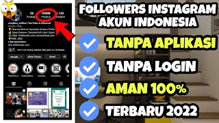 GRATIS TANPA LOGIN!! Cara Menambah Followers Instagram GRATIS Aman Tanpa Akun Tumbal - TERBARU 2022