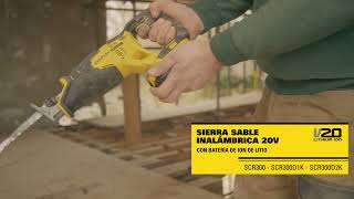 SIERRA SABLE INALÁMBRICA 20V STANLEY - SCR300