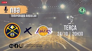 Denver Nuggets vs Los Angeles Lakers - NBA | Narração AO VIVO 🏀