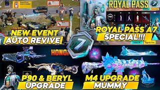 NEW M4 MUMMY l 3.2 UPDATE MECHA l P90 UPGRADE SKIN l ROYAL PASS A7 PUBG MOBILE #pubgmobile