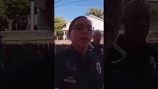 Female officer gets chewed out #police #cops #copwatch #tularecountycopwatch