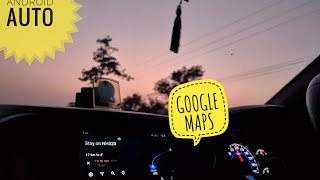 Android Auto, Google maps in car, features explained (in Hindi).