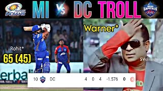 MI vs DC IPL 2023 Trolls || MI Match Winning Trolls || @trollingmediatelugu