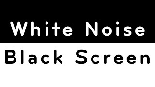 White Noise Black Screen  - Sleep, Study, Focus -  10 Hours