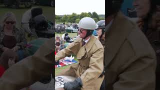 Cool team do hill climb on a BSA