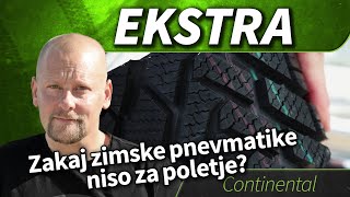 2023 Continental: Zakaj zimske pnevmatike niso za poletje?