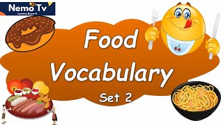 Learn Food Vocabulary set 2 | Talking Flashcards