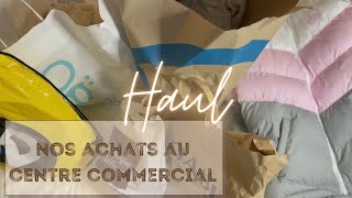 HAUL achats au centre commercial #haul