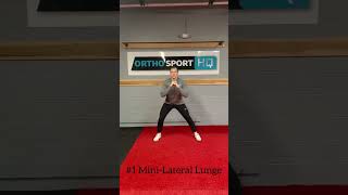 Mini Lateral Lunge