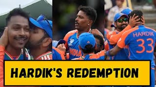 #HardikPandya - The #Redemption Story | #indiawins #t20worldcupfinal #emotional