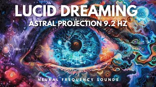 STRONG Lucid Dreaming Induction Music Powerful 9.2 Hz Theta Waves Binaural Beats