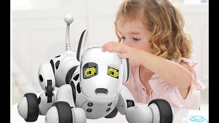 2020 New Remote Control Smart Robot Dog Programable 2.4G Wireless Kids Toy Intelligent Talking