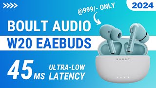 Boult Audio W20 Earbuds Review ⚡ Best Music TWS Earbuds Under 1000 🔥 Headphone View